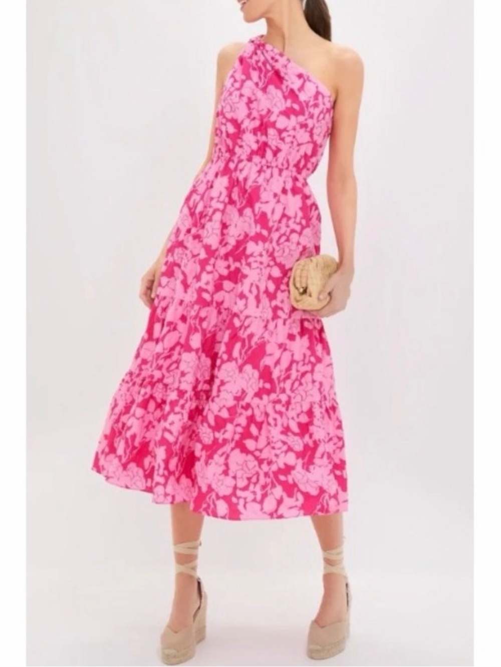 Hyacinth House Tuckernuck Women's One Shoulder Floral Print Dress XS